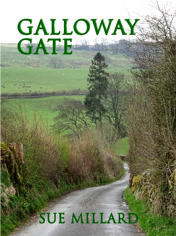 Pamphlet cover "Galloway Gate " - road and green spring road view